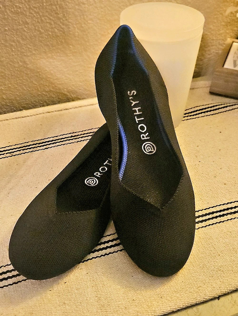 Rothy's The Flat Black Flats US 9.5